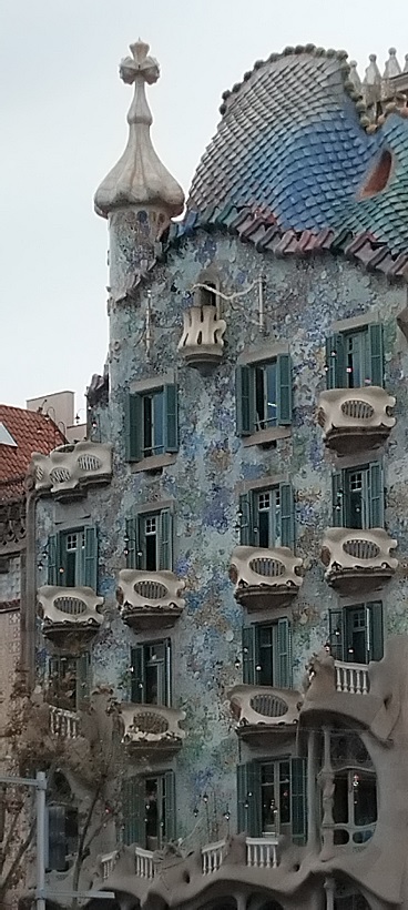 Casa Batlló widziana z zewnątrz